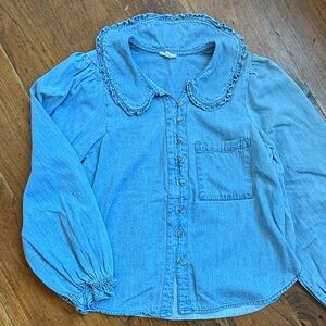 Pilcro Light Blue Denim Shirt